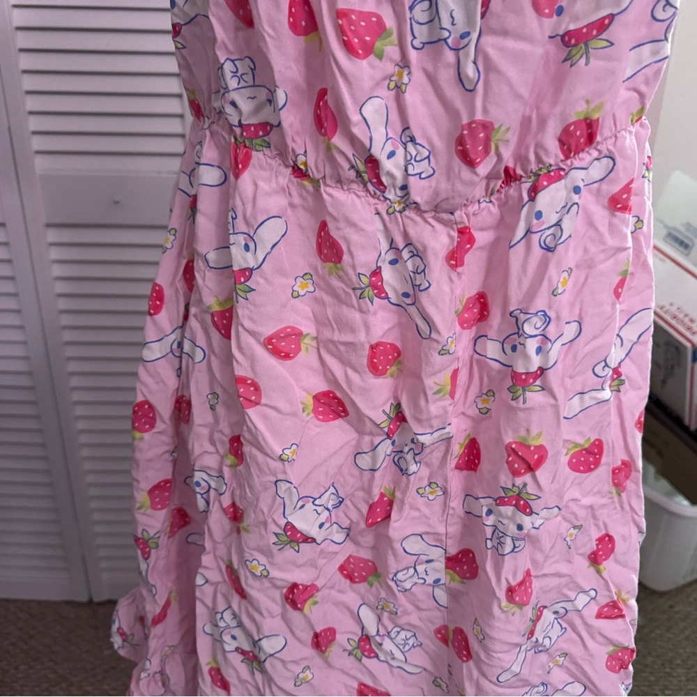 Sanrio Pink and White Sleeveless Sundress - Picture 3 of 5